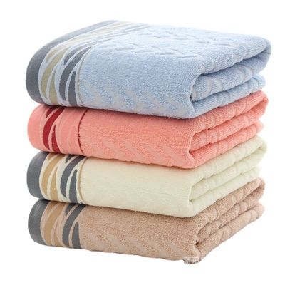 Home Hotel and Sports Cotton Absorbent Towels with Personalized Logo Design