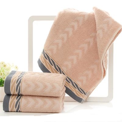 Home Hotel and Sports Cotton Absorbent Towels with Personalized Logo Design