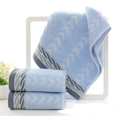 Home Hotel and Sports Cotton Absorbent Towels with Personalized Logo Design