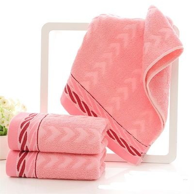 Home Hotel and Sports Cotton Absorbent Towels with Personalized Logo Design