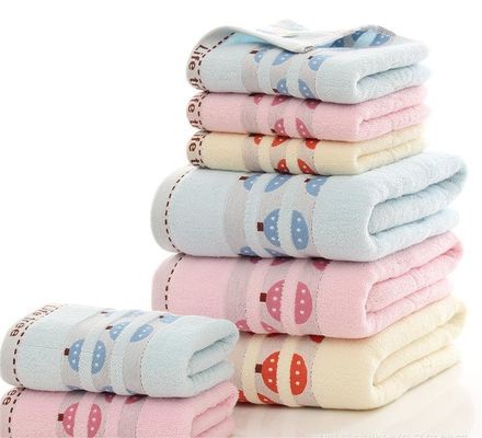 Towel Set Square Luxury Hotel Embroidery Custom Thick Super Soft Bathroom Bath 100% Cotton