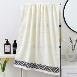 High Water Absorption Plain Dyed 100% Cotton Bath Towels for Home Hotel Spa Ect