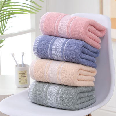 Ultra Soft Fabric for Bath Towels in Plain Dyed Cotton Material