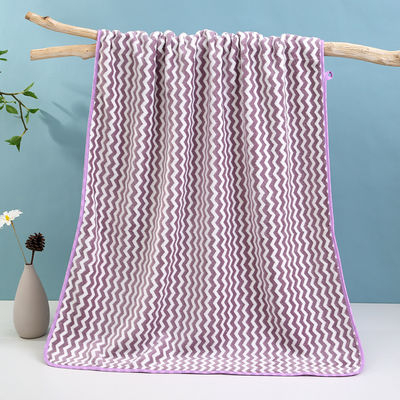 70*140cm Unisex Fast-Drying Bath Towel Set International Soft Lint-Free Floral Pattern