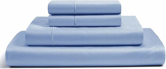 600TC Egyptian Cotton Home Bed Sheet Set with Customized Size Fitted Sheet and Cooling Flat Sheet