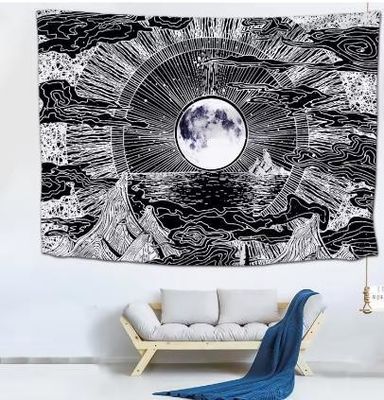 1500MMx1000MM Sun Decorative Painting Tapestry for Bedside Background Wall Decoration