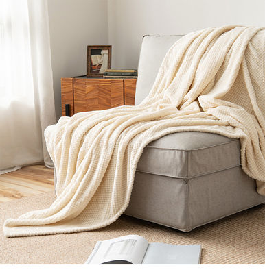 Stylish Solid Colors Knitted for a Clean and Contemporary Living Room Home