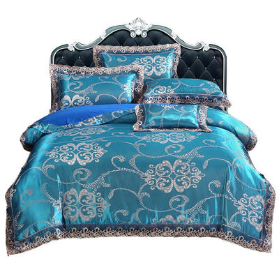 4pcs Colorful Microfiber Printed Queen Bedding Sets for Hotel Luxury and Comfort