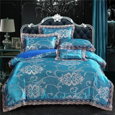 4pcs Colorful Microfiber Printed Queen Bedding Sets for Hotel Luxury and Comfort