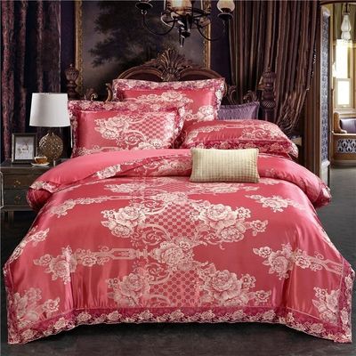 4pcs Colorful Microfiber Printed Queen Bedding Sets for Hotel Luxury and Comfort
