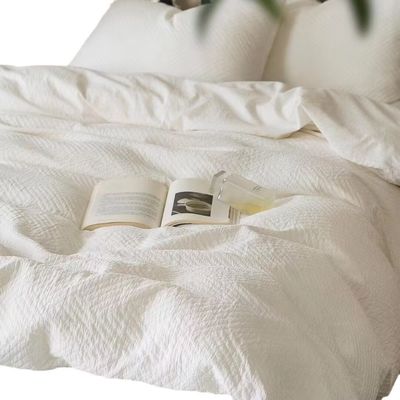Pure Cotton Four Piece Set A-class Grade Non-bleached Skin-friendly for Mother and Baby