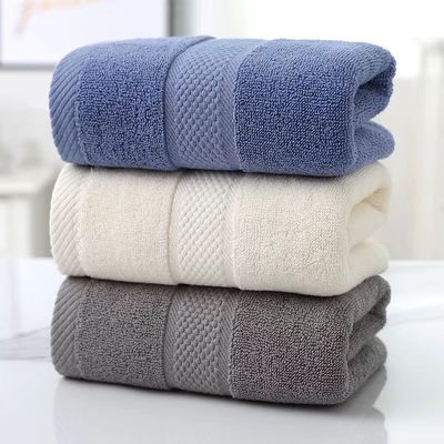 Custom White Bath Towel Set 70*140cm 100% Cotton Hotel Towel for Luxury Home Bathroom