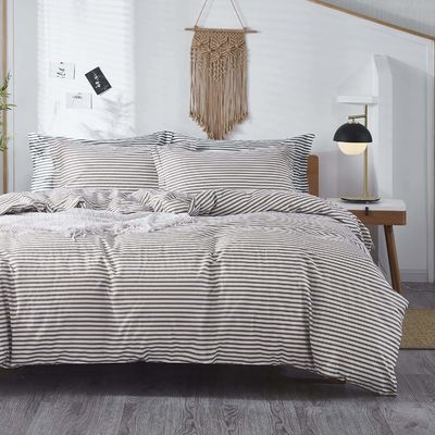 3PCS Customized Colors Luxury Duvet Cover Set 100% Cotton Designer Bedding Set