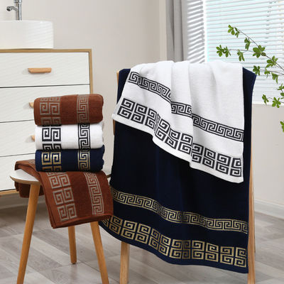 End 100% Cotton Bath Towel Set Custom Logo Hotel Pool Travel Solid Color Perfect Gift