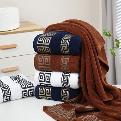 End 100% Cotton Bath Towel Set Custom Logo Hotel Pool Travel Solid Color Perfect Gift
