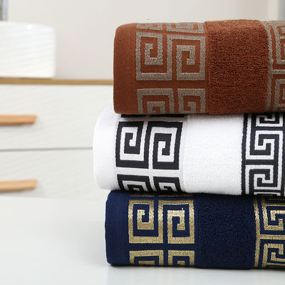 End 100% Cotton Bath Towel Set Custom Logo Hotel Pool Travel Solid Color Perfect Gift