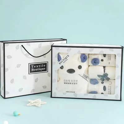 Custom Logo Quick Dry 4 Piece Bath Towel Set Soft Touch Hand and Face Print Luxury Towel Set for All Ages