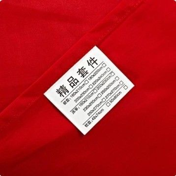 10-Piece Luxury Wedding Bedding Set with 200TC Woven Cotton Fabric Bed Sheet and Cover