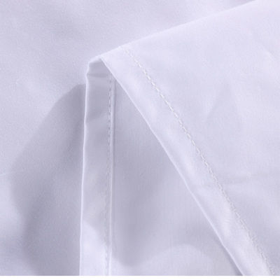 Custom Duvet Cover and Sheet White 100% Cotton Bedding Set for Luxury Hotel Comfort
