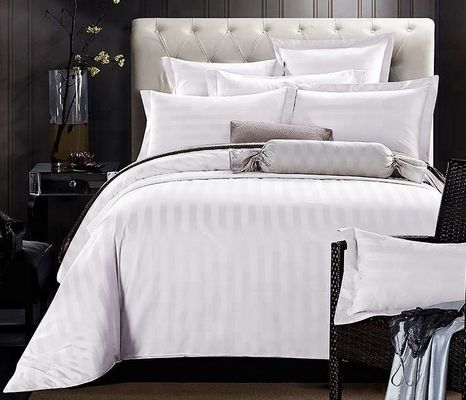 Hotel Bedding Bolster Pillow Single Double Queen King Cotton/CVC 40S 1and 3cm Stripe