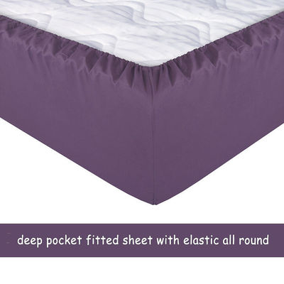 Polyester Filling Supple Bed Sheet Set for Twin Queen King Size Bedding Collections