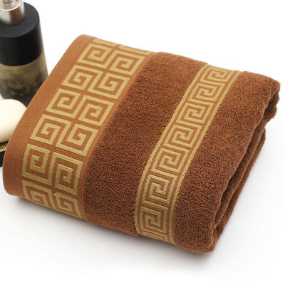 Hotel Customized 32S Pure Cotton Bath Towel with High Absorbency and Jacquard Design