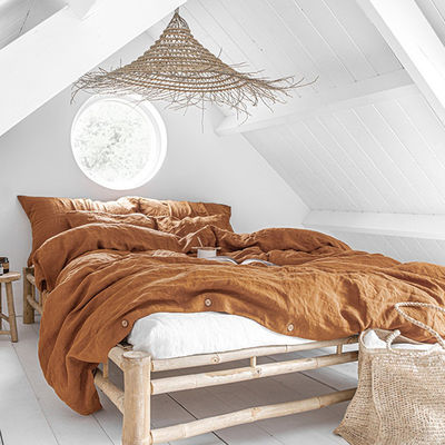 Indulge in our 100% French Linen Bedding Set Duvet Cover Set for a Luxurious Sleep