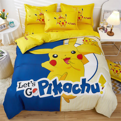 National Standards Color Fastness Grade Luxury Cartoon Student Dormitory Bedding Sets
