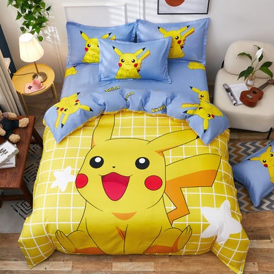 National Standards Color Fastness Grade Luxury Cartoon Student Dormitory Bedding Sets
