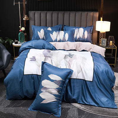 2023 Queen Size Cartoon Style Diagonal Printing Bedding Set with Diagonal Pattern