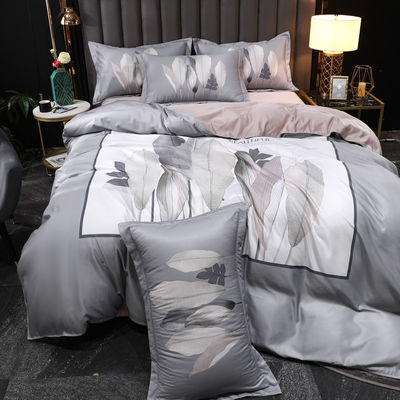 2023 Queen Size Cartoon Style Diagonal Printing Bedding Set with Diagonal Pattern