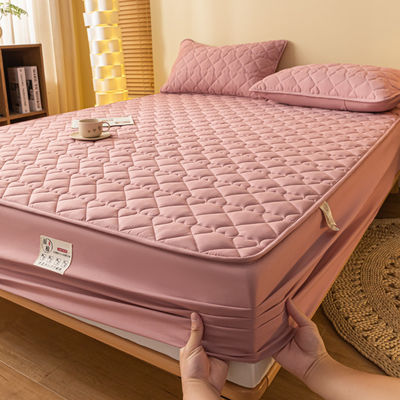 Fitted Bed Sheet Mattress Protector for Twin Full King Queen Size Customized Design