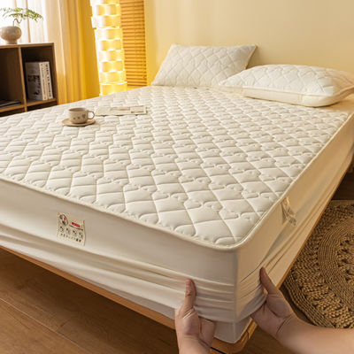 Fitted Bed Sheet Mattress Protector for Twin Full King Queen Size Customized Design