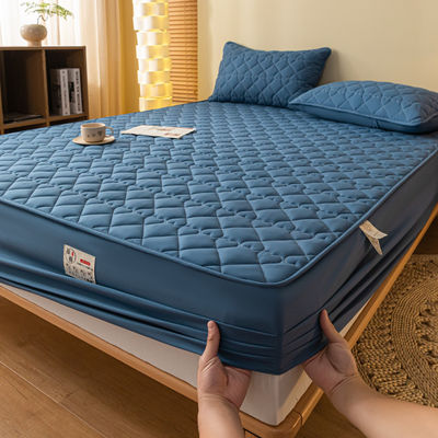 Waterproof Soft Zipper Mattress Cover Quilted Jacquard Water Proof Mattress Protector