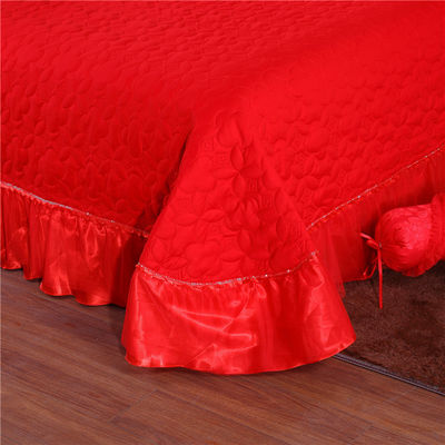 Bedding Set Luxury Wedding 100% Cotton 200TC Bed Sheet Quilt Bedding Anti-Pull Set