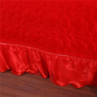 Bedding Set Luxury Wedding 100% Cotton 200TC Bed Sheet Quilt Bedding Anti-Pull Set