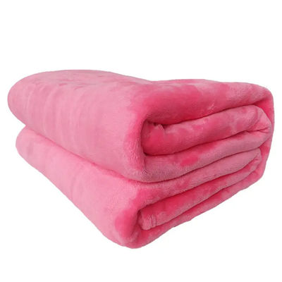 Stay Cozy and Warm with Our All-Season Extra Thick Polyester Coral Fleece Blanket