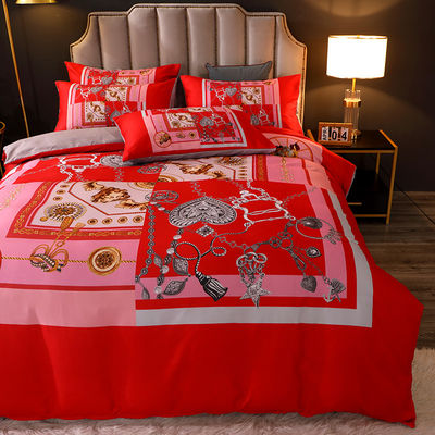 Custom Design Breathable Polyester Fiber Luxury Single Bed Sheet Set For Baby Luxury