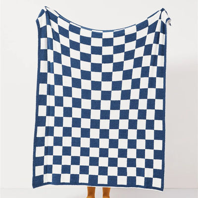 Functional Embroidered Throw Blanket 100% Polyester for Bed Sofa in Autumn Winter QPG