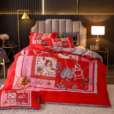 Custom Design Breathable Polyester Fiber Luxury Single Bed Sheet Set For Baby Luxury