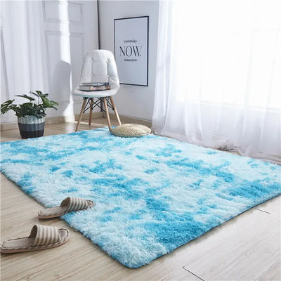 Modern Mixed Islamic Color Polyester Shaggy Bedroom Home Decorative Rug for Commercial