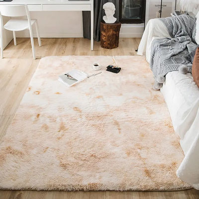 Modern Mixed Islamic Color Polyester Shaggy Bedroom Home Decorative Rug for Commercial