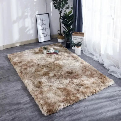 Modern Mixed Islamic Color Polyester Shaggy Bedroom Home Decorative Rug for Commercial