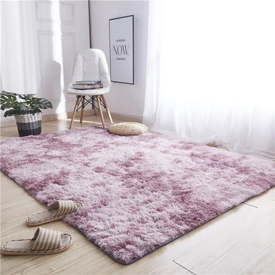 Modern Mixed Islamic Color Polyester Shaggy Bedroom Home Decorative Rug for Commercial