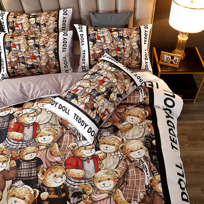Cartoon Style 2023 Baby Bedsheets Bedding Set for Kids made of 100% Polyester Fabric