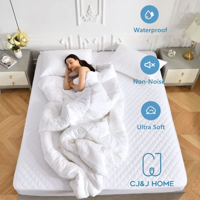 Solid Color Nondisposable Bed Protector for a Healthy and Clean Sleeping Environment