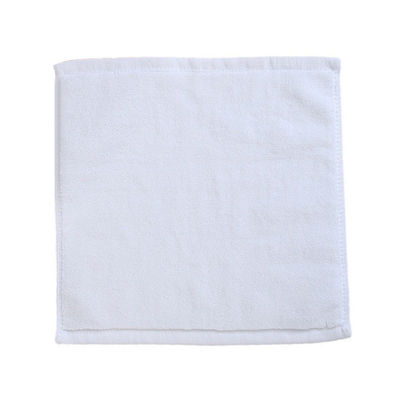 ALL Age Group Rectangle 100% Cotton White Small Square Face Towel for Luxury Hotel