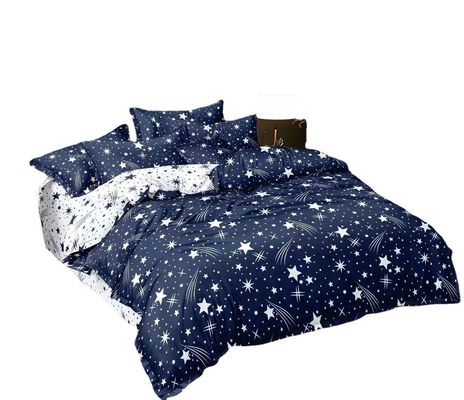 100% Cotton Microfiber Home Hotel Wedding Bedding Set with Diagonal Printing and Lace Bed Skirt