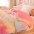2024 Quilt Blanket For Home Mink Velvet Comforter Crystal Velvet Thickened Warm Winter Summer