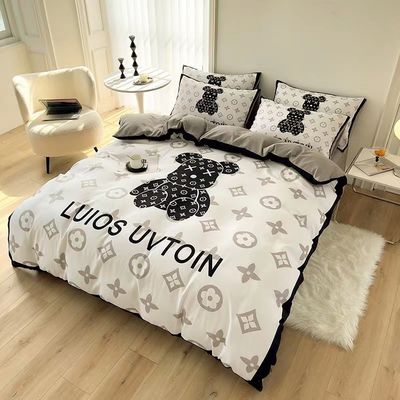 100% Polyester White Bedding Set for Wedding Luxury Bedspreads and Sheets Collections